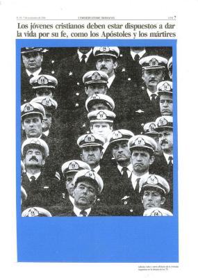 Los jóvenes cristianos deben estar dispuestos a dar la vida por su fe, como los Apóstoles y los mártires