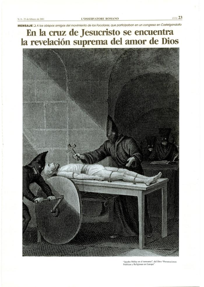 En la cruz de Jesucristo se encuentra la revelación suprema del amor de Dios