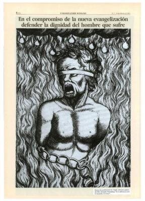 En el compromiso de la nueva evangelización defender la dignidad del hombre que sufre