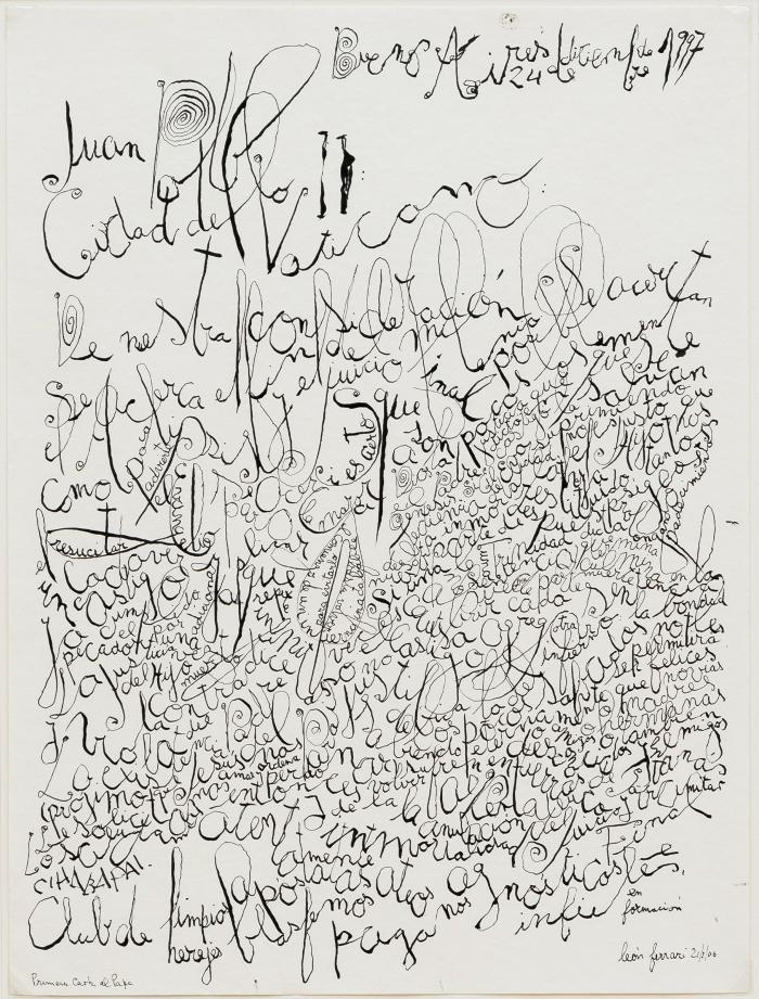 Primera Carta al Papa